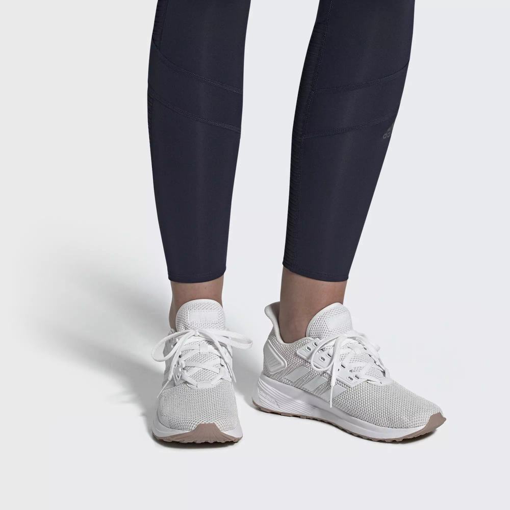 Adidas Duramo 9 Tenis Para Correr Blancos Para Mujer (MX-65781)